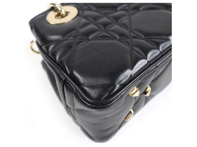 Borsa mini Cannage Lady Christian Dior Nero - vista 7