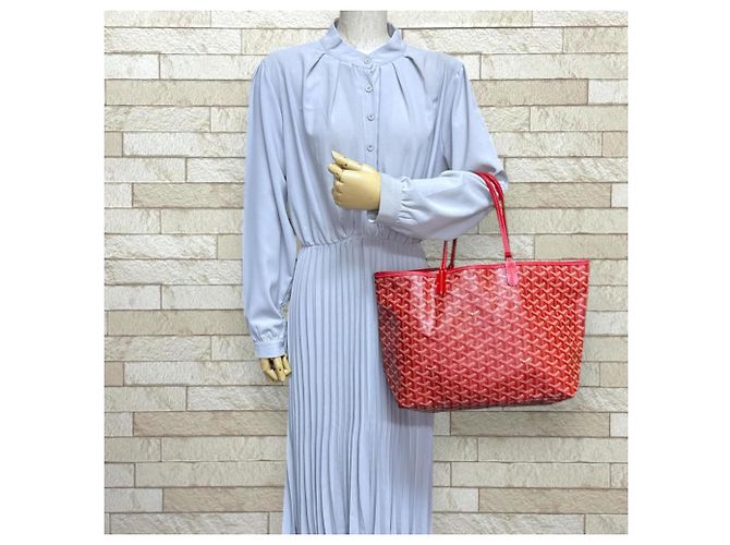 Borsa Tote Goyard Saint Louis PM Rosso - vista 2