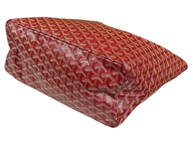 Borsa Tote Goyard Saint Louis PM Rosso - vista 4