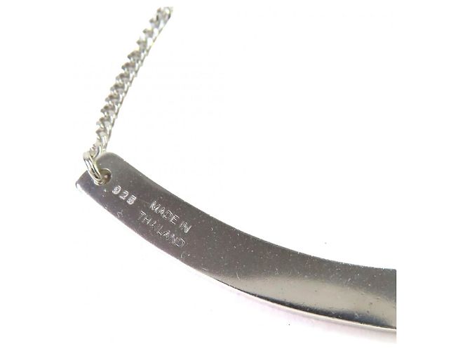 Céline Collar Placa Logo Macadam SV925 de Celine - vista 7