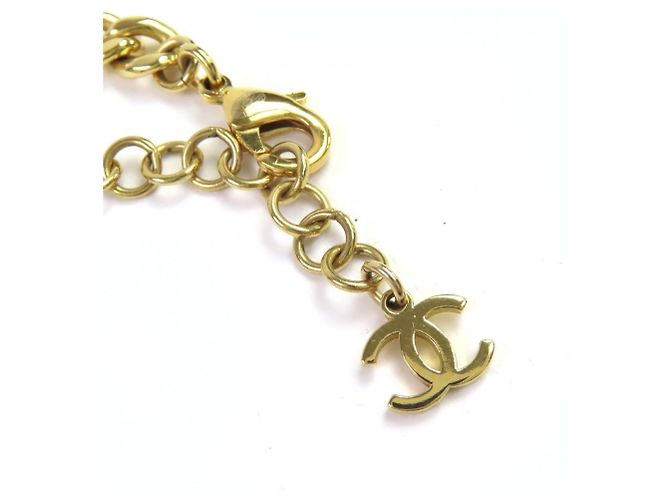 Collana choker in perle glitter Coco Mark Star di Chanel C24C Bianco D'oro - vista 6