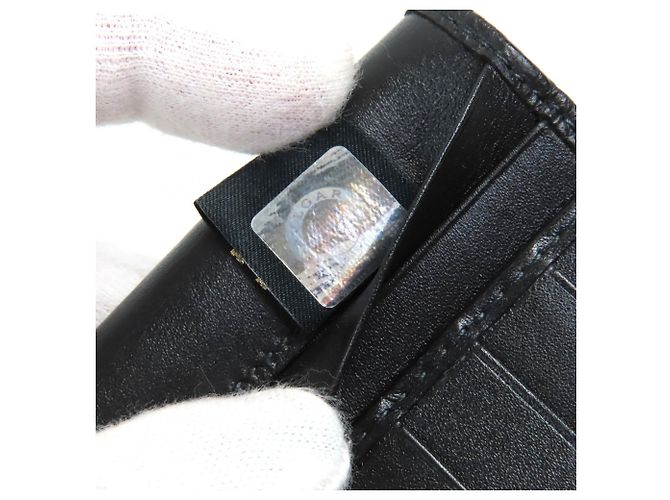 Bulgari BVLGARI Octo Leather Bifold Long Wallet Black - view 10