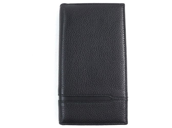 Bulgari BVLGARI Octo Leather Bifold Long Wallet Black - view 2