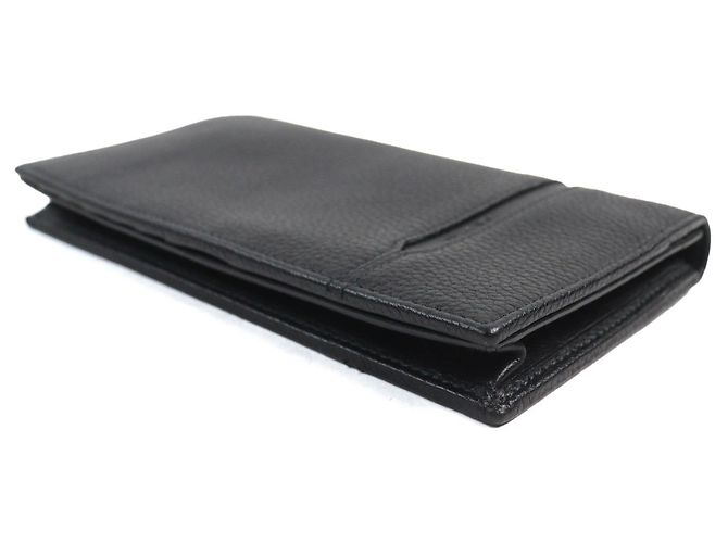 Bulgari BVLGARI Octo Leather Bifold Long Wallet Black - view 3