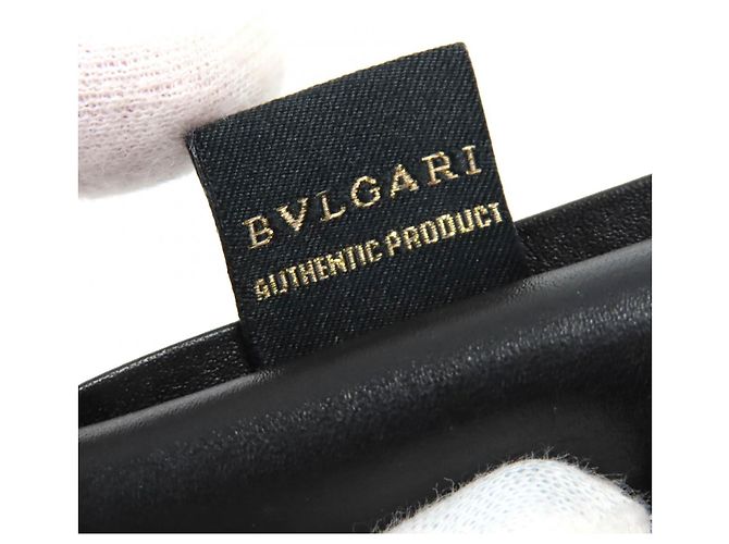 Bulgari BVLGARI Octo Leather Bifold Long Wallet Black - view 9
