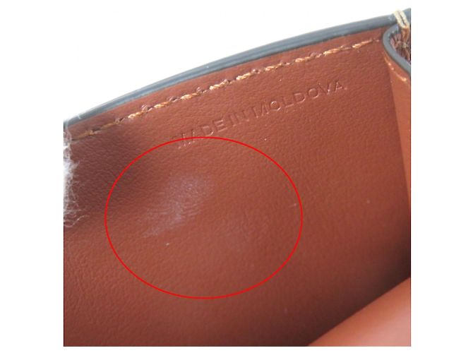 Billetera compacta con cadena Burberry TB con estampado total Castaño - vista 13