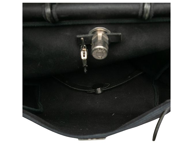 Hermès Schwarzer Toile Herbag GM Rucksack - Ansicht 4