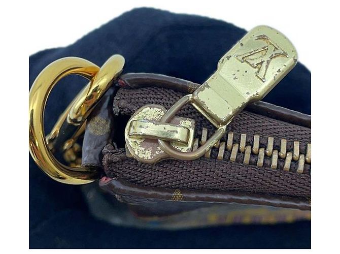 Mini Pochette Accessoires Vivienne Natale in Monogramma Marrone Louis Vuitton - vista 12