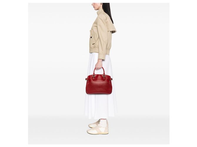 Louis Vuitton Passy PM in Epi Rosso - vista 7