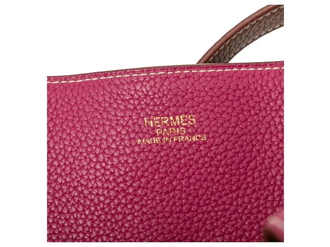 Hermès Brown Clemence Double Sens 36 Marrone - vista 5