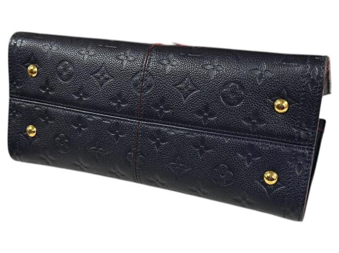 Borsa a spalla Monogram Empreinte Three PM di Louis Vuitton Rosso Blu navy - vista 5
