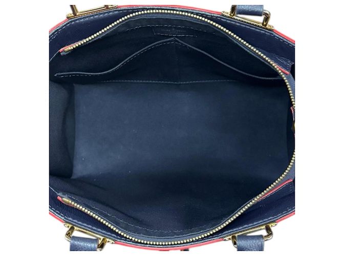 Borsa a spalla Monogram Empreinte Three PM di Louis Vuitton Rosso Blu navy - vista 6