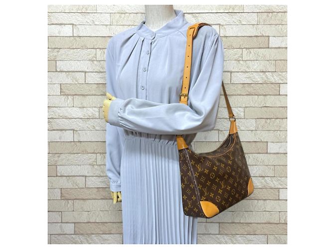 Borsa a Spalla Boulogne 30 Monogram Louis Vuitton Marrone - vista 2