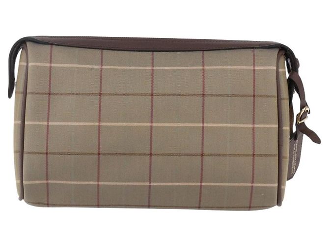 Pochette de lona con estampado Nova Check de Burberry Beige - vista 2