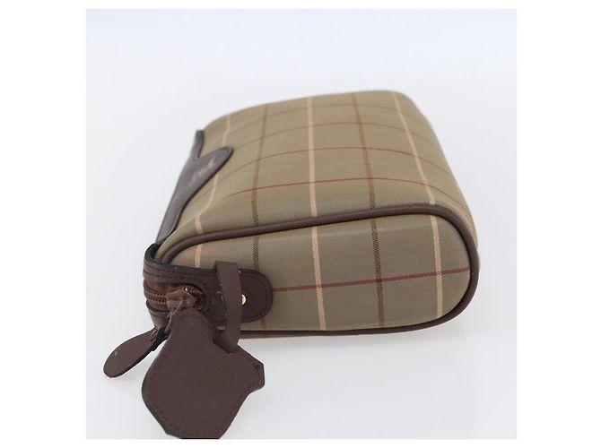 Pochette de lona con estampado Nova Check de Burberry Beige - vista 3