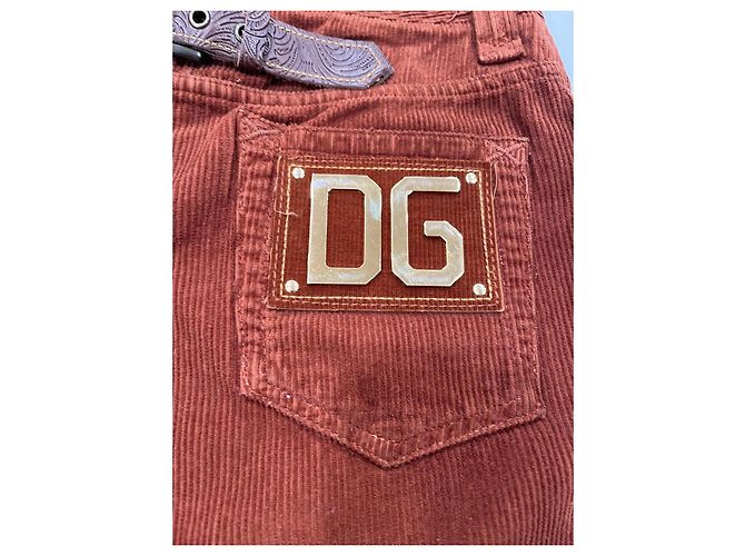 Bermuda Dolce & Gabbana in velluto marrone - vista 3