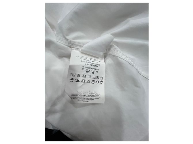 Camicia Versace Jeans Couture in cotone bianco con borchie - vista 5