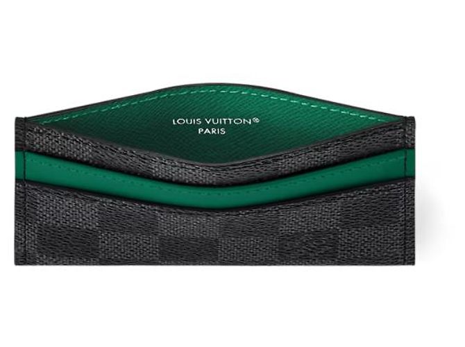 Louis Vuitton LV Double Card Holder Green - view 2