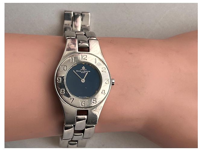 Orologio Baume & Mercier Linea Sport Acciaio Quadrante Blu - vista 7