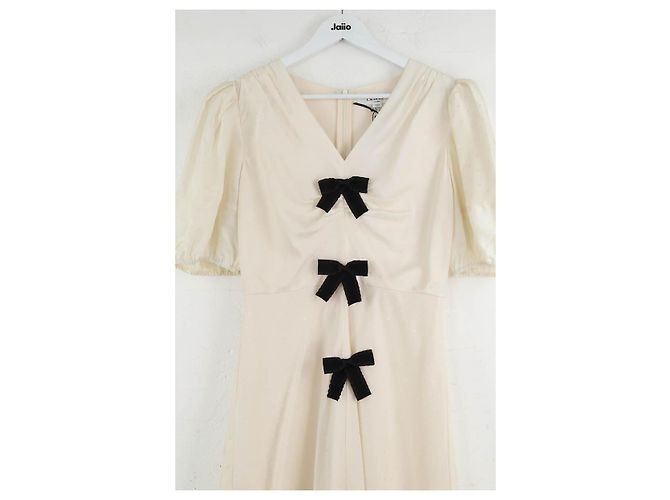 Lk Bennett Ecru silk dress - vista 2