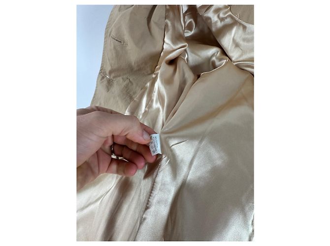 Chloé Vintage Chloe Cotton Trenchcoat Beige Brown XS - view 13