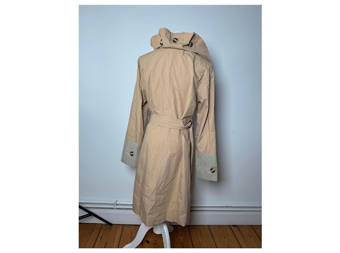 Chloé Vintage Chloe Cotton Trenchcoat Beige Brown XS - view 3