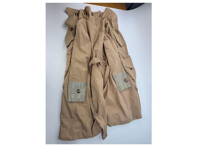 Chloé Vintage Chloe Cotton Trenchcoat Beige Brown XS - view 9