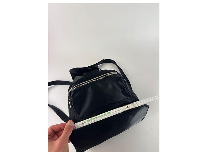 Vintage Courreges Polyester Rucksack Schwarz - Ansicht 11