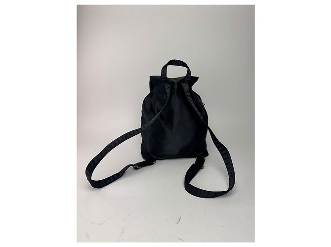 Vintage Courreges Polyester Rucksack Schwarz - Ansicht 3