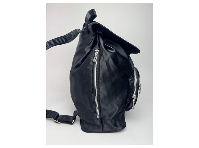 Vintage Courreges Polyester Rucksack Schwarz - Ansicht 6
