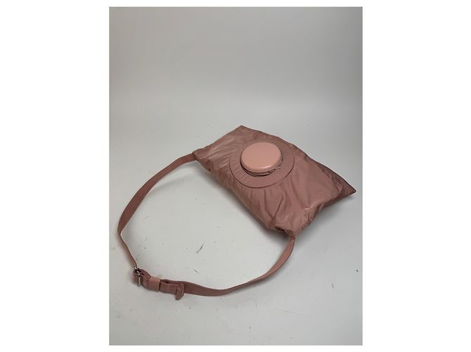 Vintage Issey Miyake Polyester 2Way Handtasche lila Pink - Ansicht 10