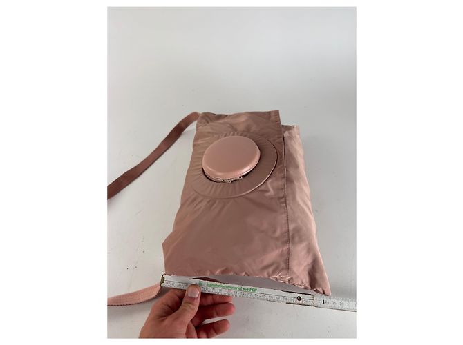 Vintage Issey Miyake Polyester 2Way Handtasche lila Pink - Ansicht 12