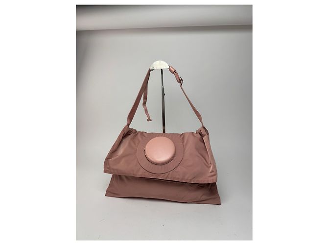 Vintage Issey Miyake Polyester 2Way Handtasche lila Pink - Ansicht 7