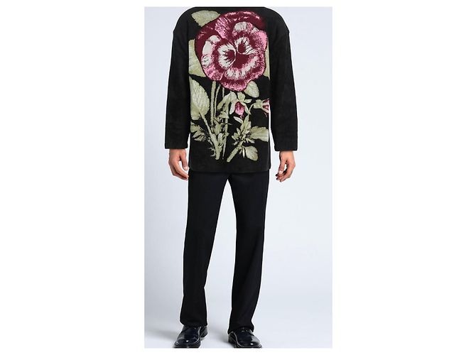 Kenzo Sweatshirt Blumenmuster Schwarz Mehrfarben - Ansicht 9