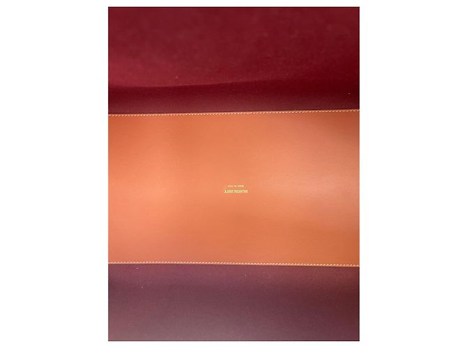 Burberry Tragetasche aus Stoff Schwarz Beige Rot Aus weiß - Ansicht 6