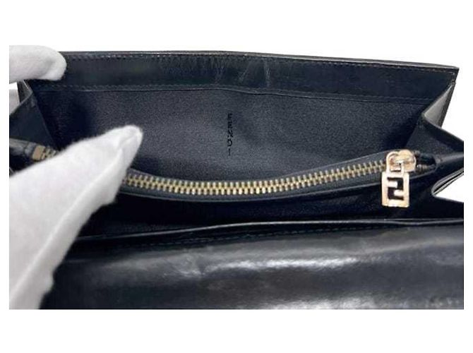 Zucchino Fendi FF braune Bifold-Geldbörse - Ansicht 10