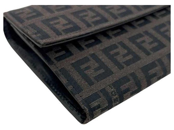 Zucchino Fendi FF braune Bifold-Geldbörse - Ansicht 6