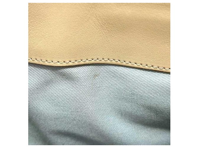 Borsa tote in pelle beige Salvatore Ferragamo - vista 6