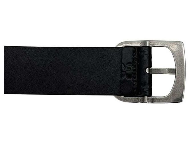 Schwarzer Leder-Gürtel von Gucci - Ansicht 7