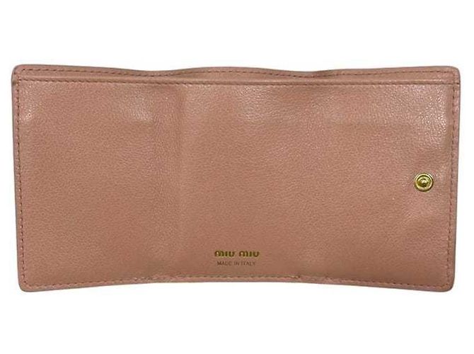 Miu Miu Dreifach-Brieftasche in Pink - Ansicht 6