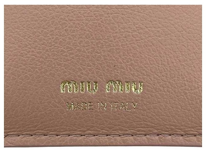 Miu Miu Dreifach-Brieftasche in Pink - Ansicht 7