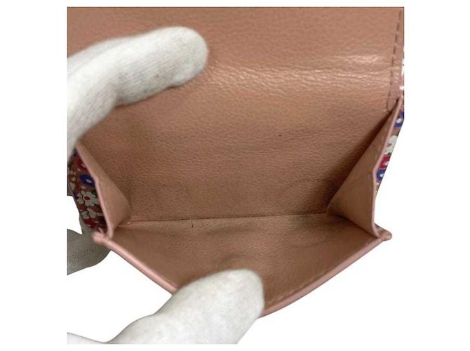 Miu Miu Dreifach-Brieftasche in Pink - Ansicht 9