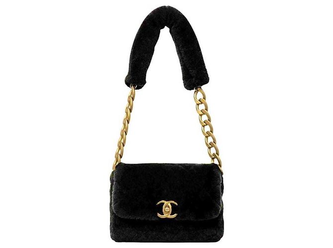 Borsa a spalla nera matelassé Chanel Nero - vista 2