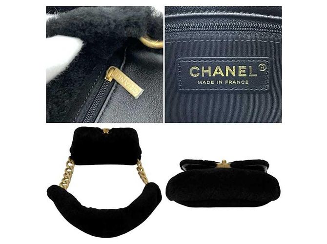 Borsa a spalla nera matelassé Chanel Nero - vista 4
