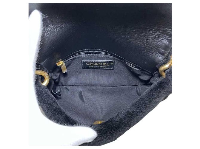 Borsa a spalla nera matelassé Chanel Nero - vista 6