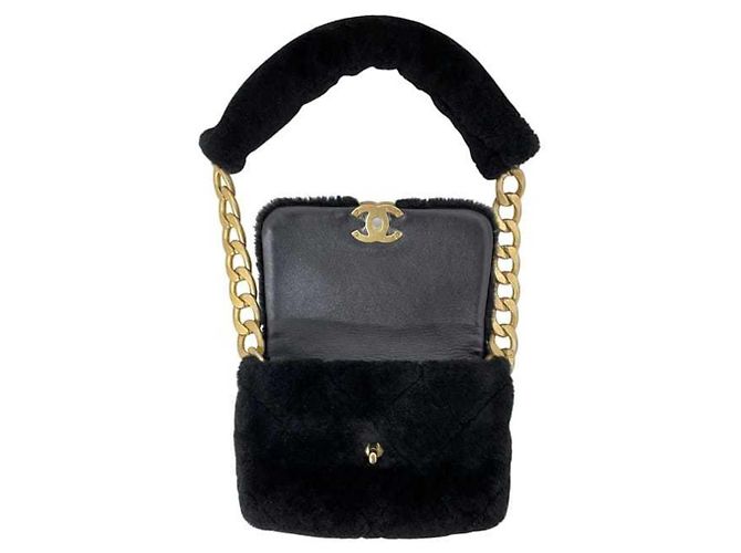 Borsa a spalla nera matelassé Chanel Nero - vista 7