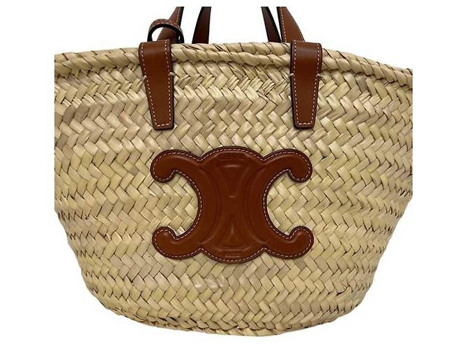 Céline Borsa Pannier Classica Celine in Beige e Marrone - vista 6