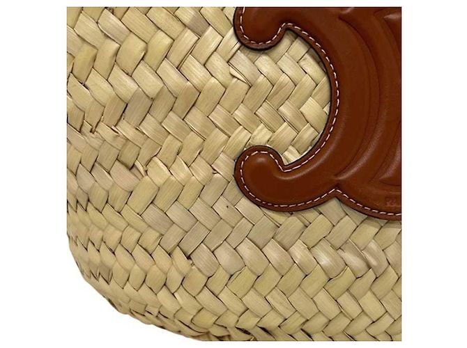 Céline Borsa Pannier Classica Celine in Beige e Marrone - vista 8