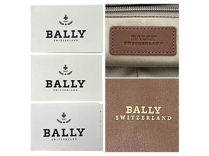 Bally braune Leder-Tote-Tasche - Ansicht 4