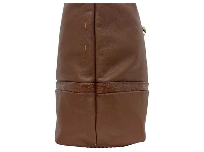 Bally braune Leder-Tote-Tasche - Ansicht 6